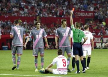 Expulsión de Amaya en el minuto 82