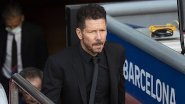Simeone, antes del Barcelona-Atlético