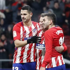 Los delanteros del Atlético notan la sacudida de Costa y Vitolo