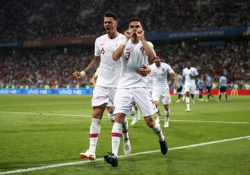 1-1. Pepe celebró el primer gol.