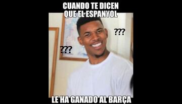 Los memes del Espanyol-Barcelona