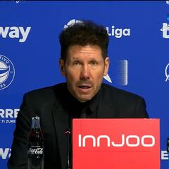 Simeone: "Lo más bonito es cómo terminó el equipo"