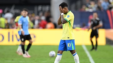 A los 23 a?os de edad que tienen Vinicius y Rodrygo, Neymar llevaba una suma mucho mayor de goles en Brasil.