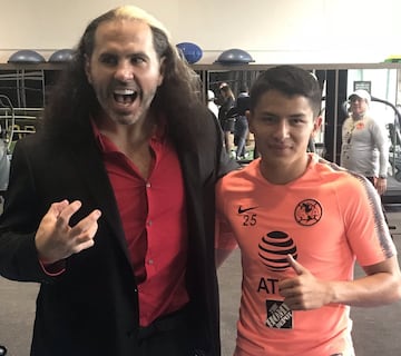 La visita de Matt Hardy al Club América en imágenes