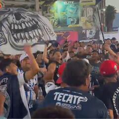 Así fue la caravana de la afición de Rayados para el Clásico Regio