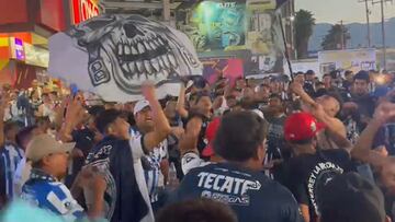 Así fue la caravana de la afición de Rayados para el Clásico Regio