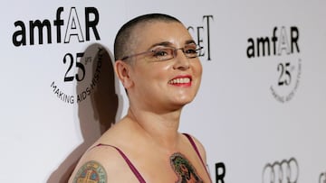 FILE PHOTO: Irish singer and songwriter Sinead O'Connor poses at the amfAR?s Inspiration LA Gala in Hollywood, California October 27, 2011. REUTERS/Mario Anzuoni/File Photo