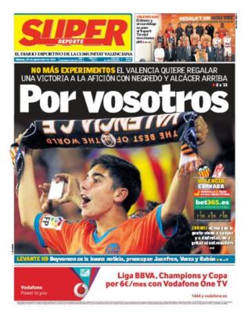 Portadas de la prensa deportiva