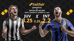 Juventus vs. Inter de Milán: horario, dónde ver, pronósticos y clasificación