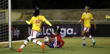 Buena presentación de Santa Fe en España en el partido por la Copa Dimayor-LaLiga Women ante Atlético Madrid. Melissa Herrera marcó el gol para el 1-1 final.