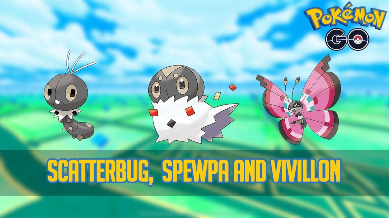 How to get Pokémon #664 Scatterbug, #665 Spewpa and #666 Vivillon in ...
