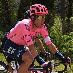 Rigo Urán, noveno en la etapa 5 de la Volta ganada por Kamna