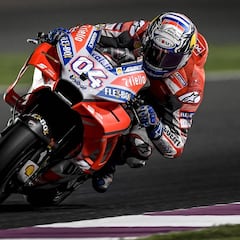 Dovizioso se pone a 420km/h... por error del circuito de Qatar