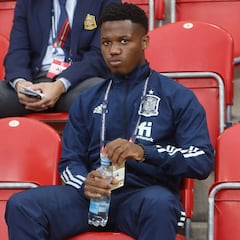 Ansu, en el rol de observador