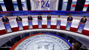 The GOP front-runner was absent from the party’s first primary debate. Here’s who stood out among the eight candidates that tussled on stage.