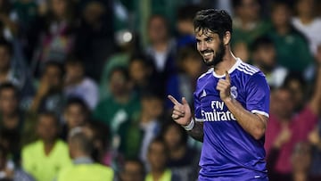 Isco, en el Villamarín.