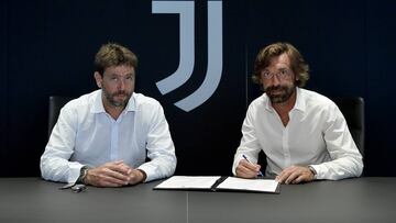 Andrea Agnelli y Andrea Pirlo