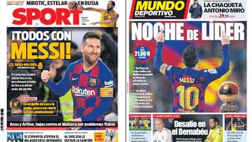 La prensa pide una ovación más a Messi