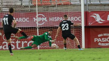 Lucho García paró un penalti a Isra Domínguez en el minuto 91.