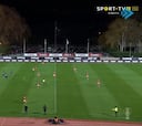 El gol del Benfica nada más sacar jugando contra 9 desde el pitido inicial en un partido oficial