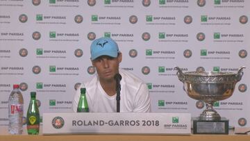 Nadal: "Es único lo que he conseguido"