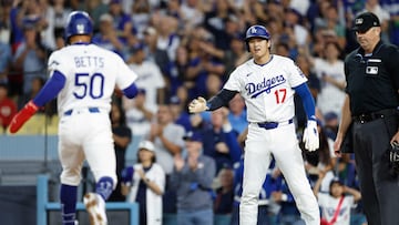 Así se prepara Ohtani para su apertura ante Phillies