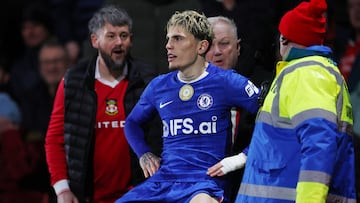 Chelsea are on to the quarterfinals of the FA Cup with an extra time goal from Alejandro Garnacho who celebrated his winner paying homage to his idol.