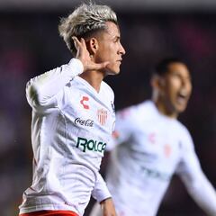 La alineación titular de Necaxa para la semifinal de ida del AP19