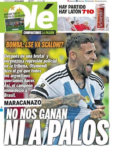 Clamor en Argentina por el escándalo de Maracaná