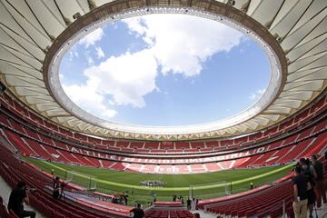 03/06/21 PREPARACION EUROCOPA 2020  PREVIA AMISTOSO  ESTADIO WANDA METROPOLITANO ENTRENAMIENTO  SELECCION ESPAÑOLA ESPAÑA - PORTUGAL  PANORAMICA VISTA GENERAL