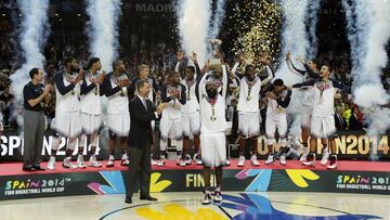 14/09/14 PARTIDO FINAL MUNDIAL DE BASKET 2014
ESTADOS UNIDOS EE UU - SERBIA
ALEGRIA CELEBRACION CAMPEONES COPA TROFEO