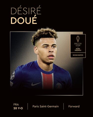 Estos son los nominados al Balón de Oro 2025