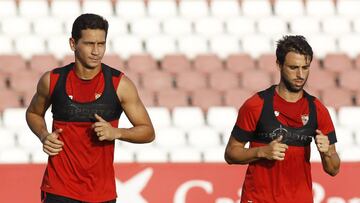 Ganso, Pareja y Vietto.