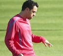 Xavi y Milito podrían estar disponibles ante el Sevilla