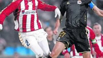 <b>POCO QUE SALVAR. </b>Valerón fue de lo mejor del Depor en Aalborg.