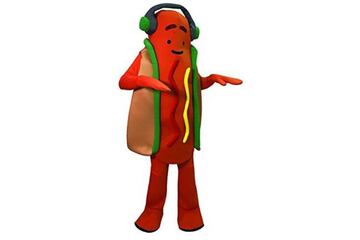 El disfraz del Dancing Hot Dog, ¿os lo pondríais?
