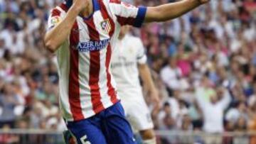 Tiago celebra su gol.