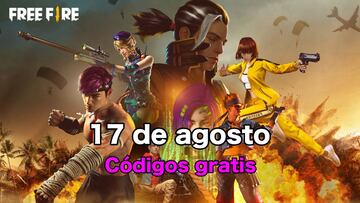 Códigos Free Fire de hoy 17 de agosto de 2021; todas las recompensas gratis