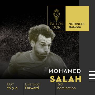 Mohamed Salah, jugador del Liverpool.
