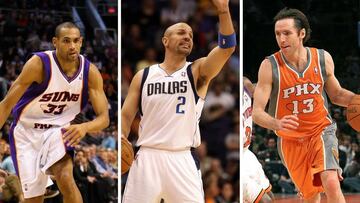 Grant Hill, Jason Kidd y Steve Nash.