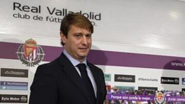 <b>OPTIMISTA. </b>El presidente del Valladolid, Carlos Suárez, presentó la nueva campaña para recuperar una parte de los abonados perdidos.