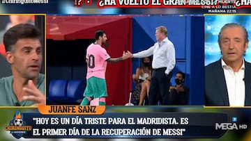 Pereiro, en El Chiringuito: "Messi ya no da miedo al madridismo"