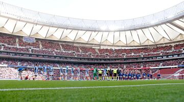 Alineación de ambos equipos.
