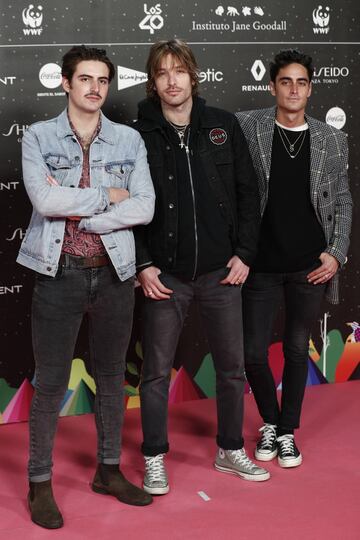El grupo de pop espa?ol Marlon. Jorge, Adri¨¢n y Juan¨ªn.