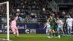 Alfonso Herrero no pudo impedir el gol de Manu Sánchez.