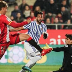 Girona 1 - Real Sociedad 1: resumen, resultado y goles