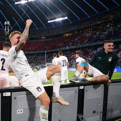 Bélgica-Italia en imágenes