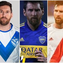 Los hinchas invadieron las redes con memes de Leo Messi con la camiseta de sus equipos