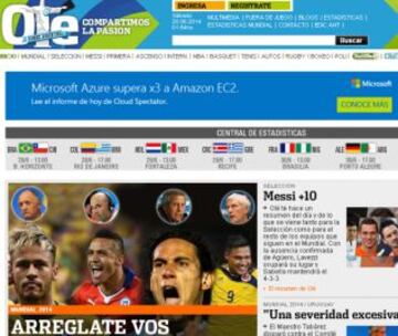 Portadas de la prensa extranjera