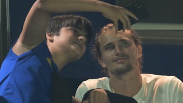 The world number 2 in tennis was shocked during his visit to this famous football ground.